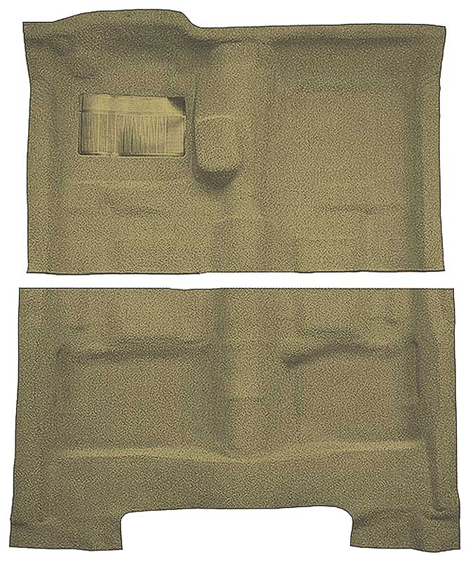 1974-78 C-Body 2-Door 4-Speed Cutpile Carpet Set Gold