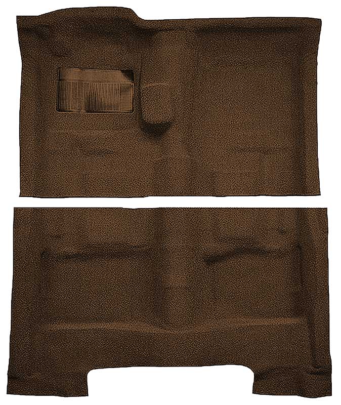 1963-73 Chrysler Fullsize/C-body 2-Door Coupe 4-Speed Loop Carpet Set Dark Brown