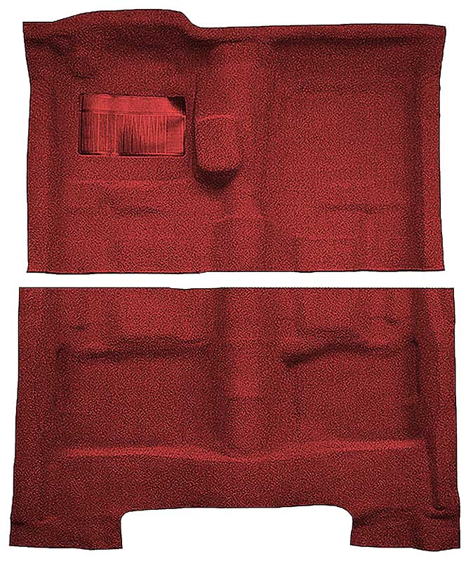 1963-73 Chrysler Fullsize/C-body 2-Door Coupe 4-Speed Loop Carpet Set Maroon