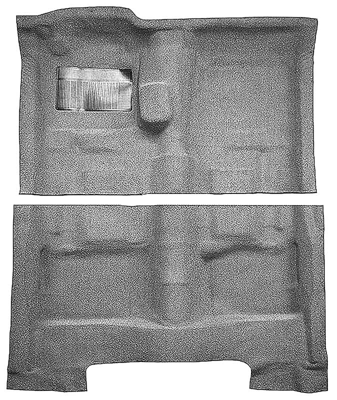 1963-73 Chrysler Fullsize/C-body 2-Door Coupe 4-Speed Loop Carpet Set Gunmetal Gray