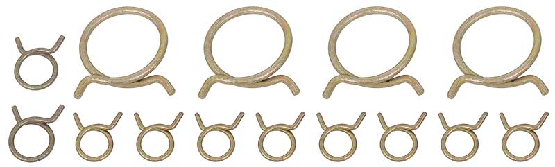 1971-74 Mopar A, B & E-Body With Big Block Or Hemi Hose Clamp Set