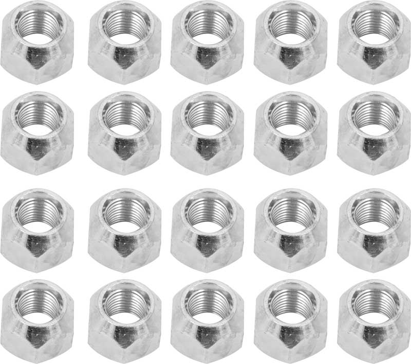 Lug Nuts 1/2"-20 RH Thread 20 Pieces