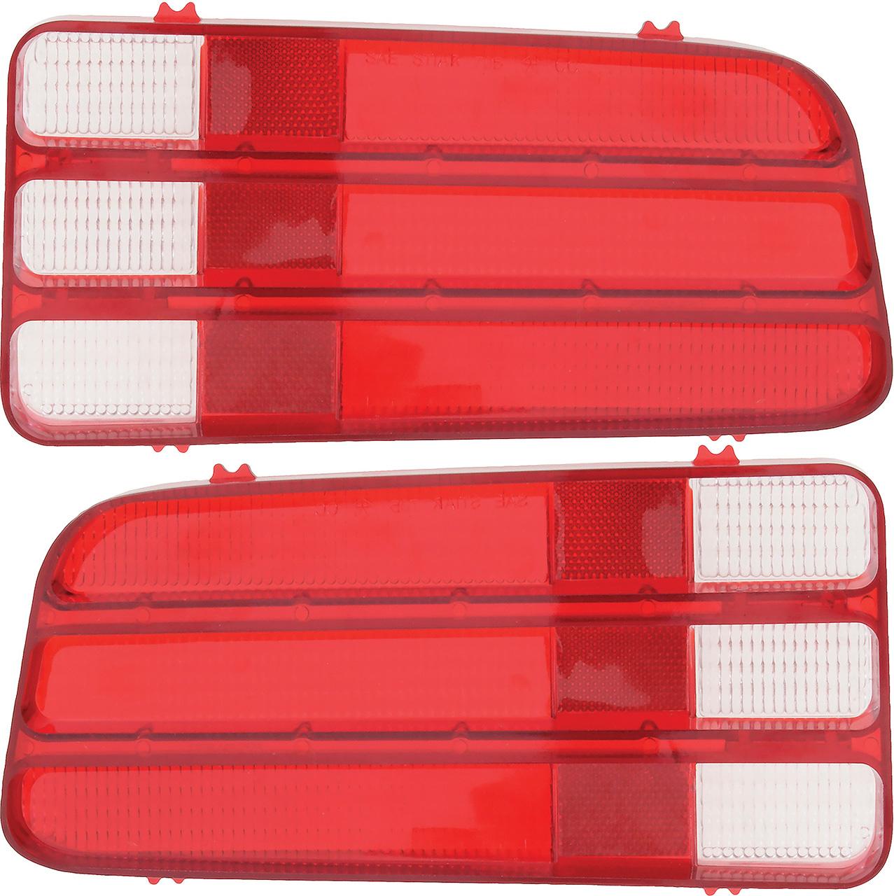 1970 Plymouth Barracuda, Cuda Tail Lamp Lenses RH & LH Pair