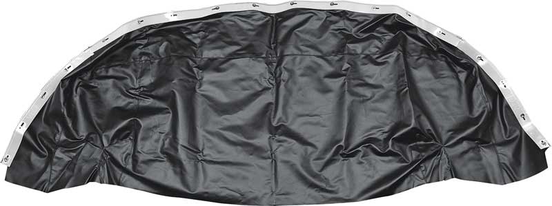 1970-71 Mopar E-Body Black Convertible Well Liner