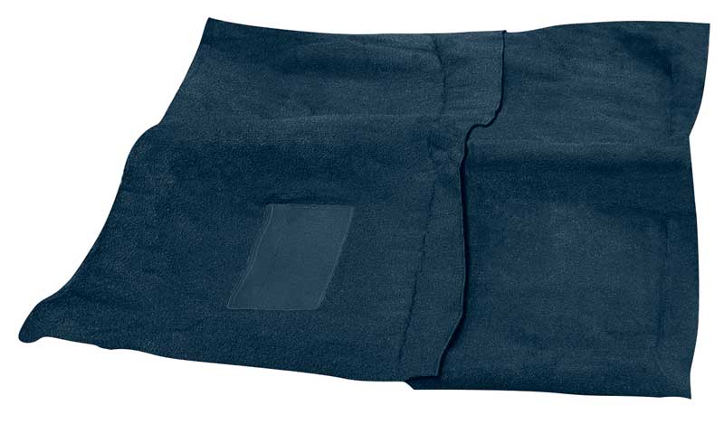 1970 Barracuda, Cuda 4-Speed Complete Molded Loop Carpet Set Dark Blue