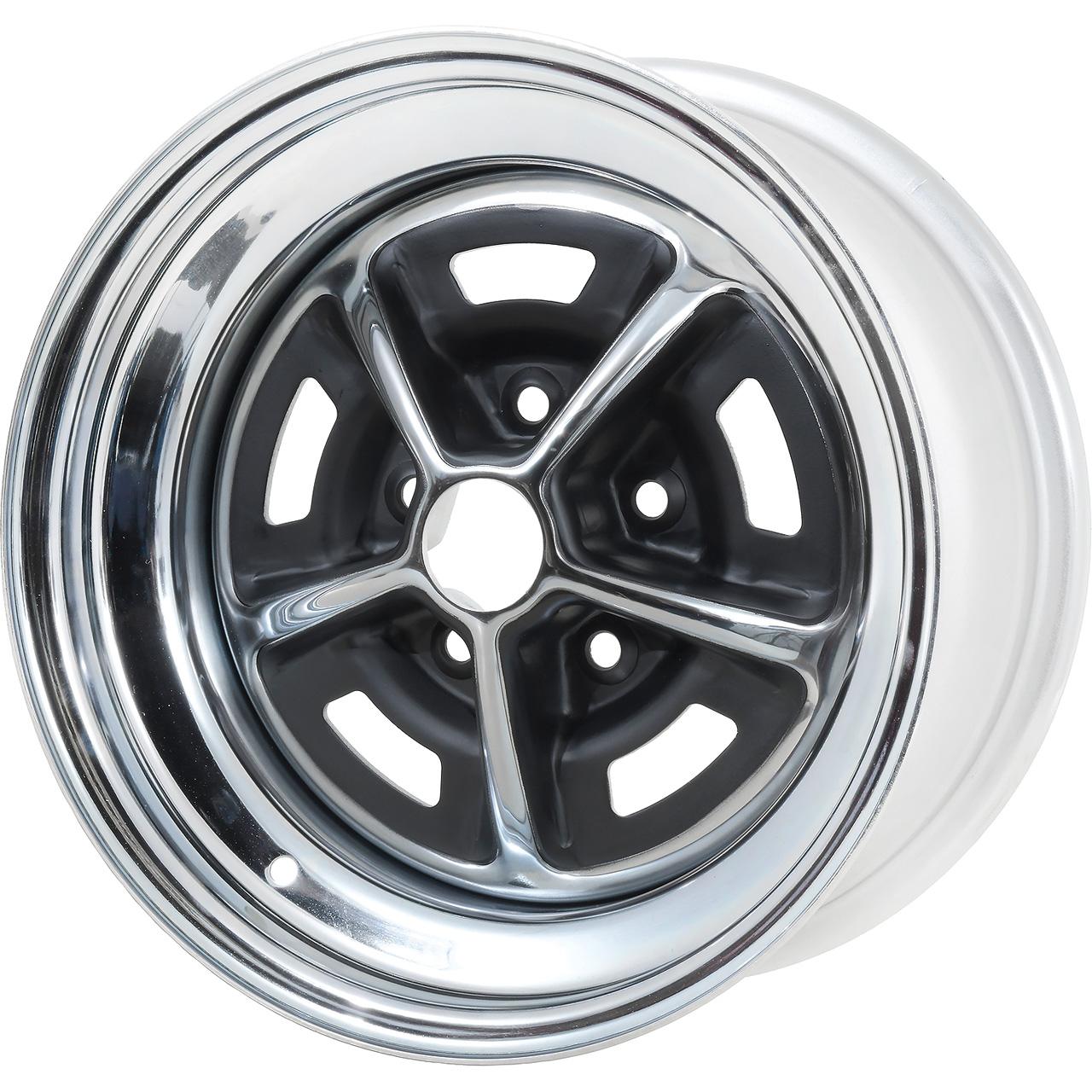 1967-68 Dodge, Plymouth Magnum 500 Wheel 15" x 8" with 5 x 4-1/2" Bolt Pattern 4.5" Backspace Offset 0 Each