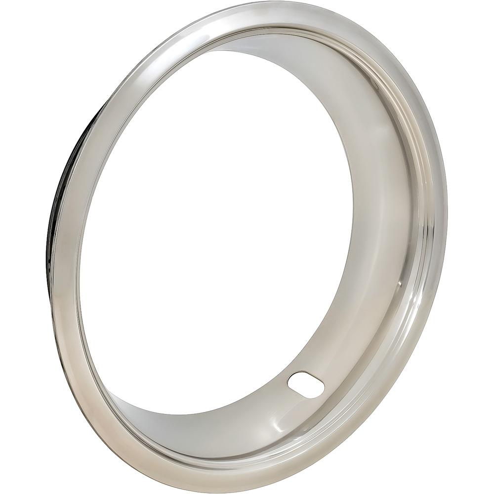 1971-74 14" X 7" Factory Style Rallye Wheel Trim Ring 3" Deep Brushed Stainless Steel