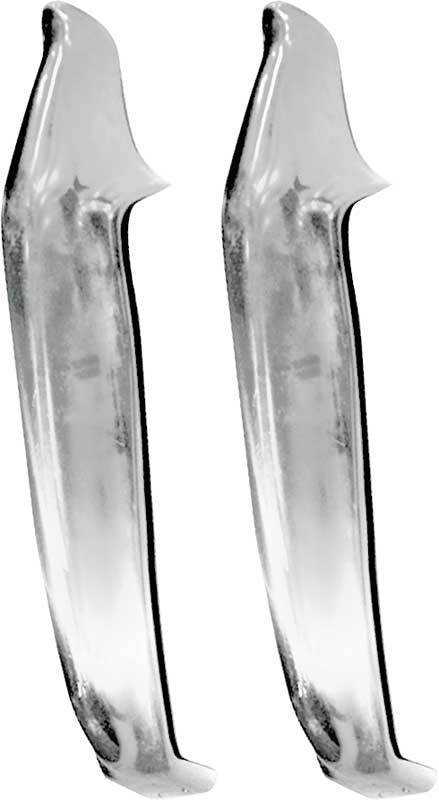 1966-67 Chevy II, Nova Rear Bumper Guards with Hardware RH & LH Pair