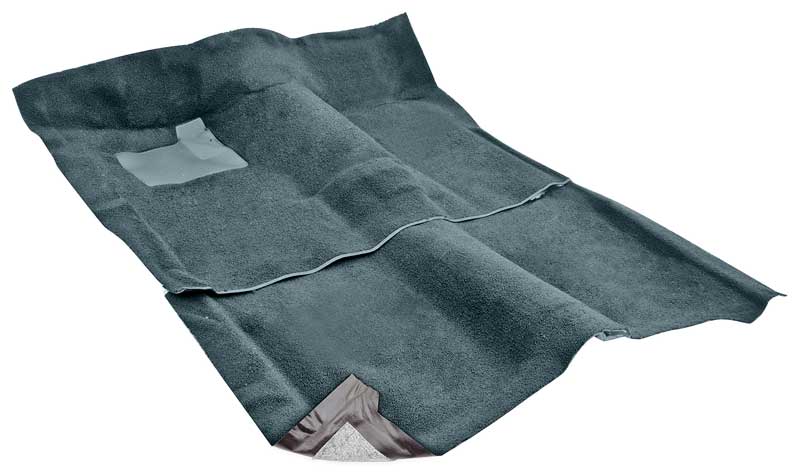 1974-79 Nova, Ventura, Omega, Apollo 2 or Door Coupe, Hatchback Automatic Molded Passenger Area Carpet Kit Cutpile Lake Blue