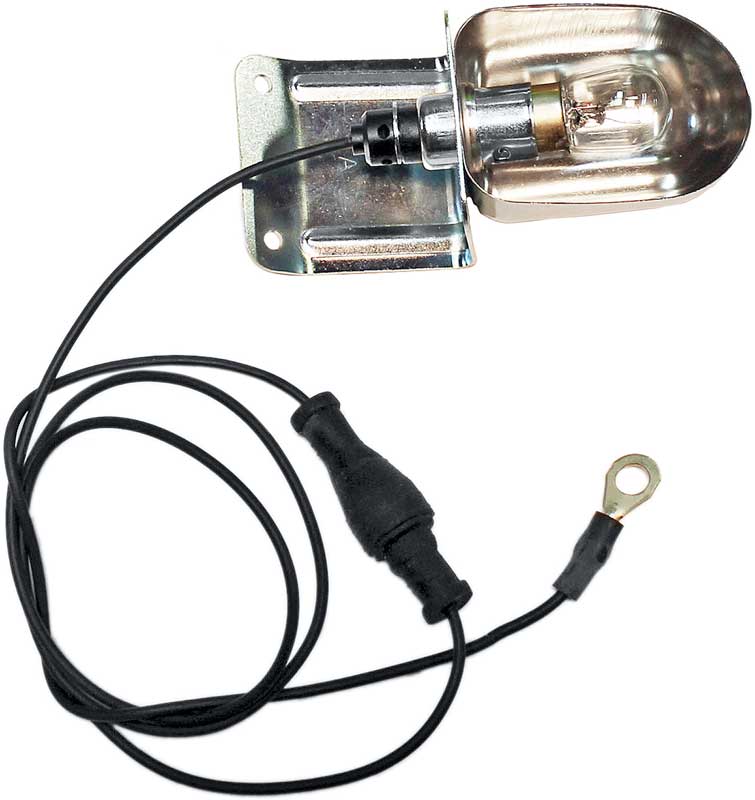 1973-87 Chevy, GMC Truck, 1972-74 Camaro, Chevelle, El Camino, Impala, Monte Carlo, Nova Under Hood Light Assembly with Bulb