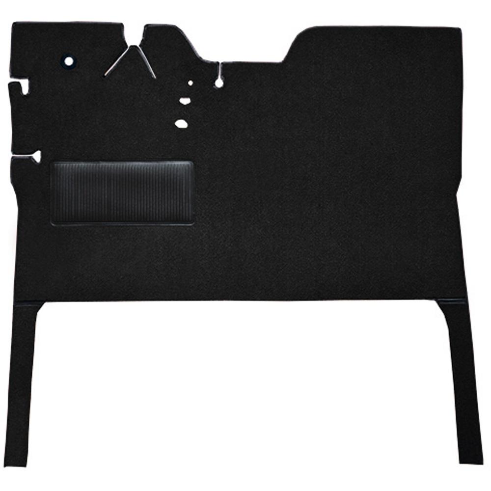 1947-55 Chevrolet, GMC Pickup 1st Series Regular Cab Die-Cut Carpet Kit Loop Standard Backing w/ Stock Seat Riser Automatic or 3-Speed Manual Low Hump 2WD Black