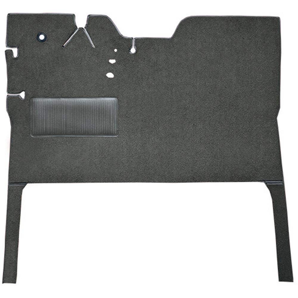 1947-55 Chevrolet, GMC Pickup 1st Series Regular Cab Die-Cut Carpet Kit Loop Standard Backing w/ Stock Seat Riser Automatic or 3-Speed Manual Low Hump 2WD Gunmetal Gray
