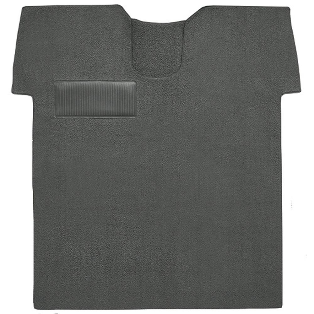 1955-59 Chevrolet/GMC Truck Full Floor Carpet Set w/o Holes Flat Floor Cut & Sewn Loop Gunmetal Gray
