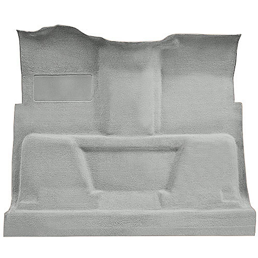 1974-80 Chevrolet, GMC Pickup Regular Cab Molded Carpet Kit Cut Pile Standard Backing Column Shift Automatic or 3-Speed Manual Low Hump 2WD Silver