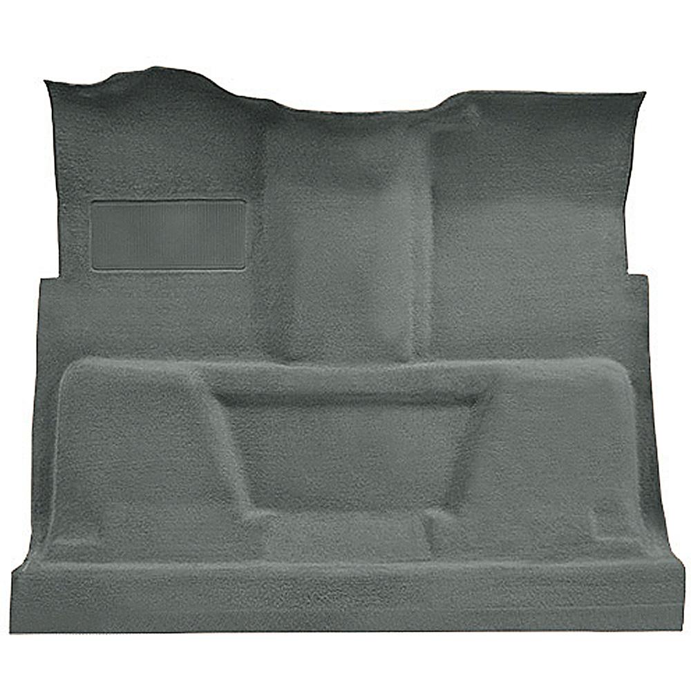 1974-80 Chevrolet, GMC Pickup Regular Cab Molded Carpet Kit Cut Pile Standard Backing Column Shift Automatic or 3-Speed Manual Low Hump 2WD Dove Gray