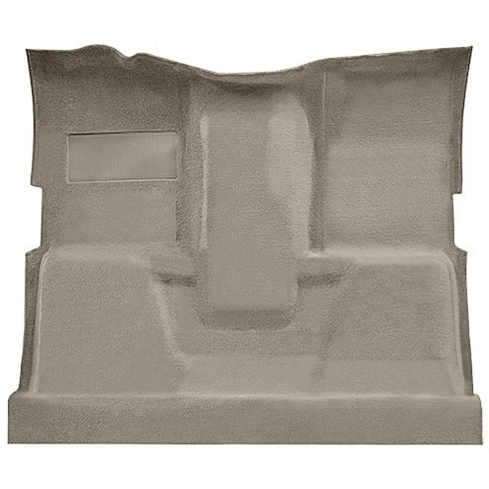 1974-80 Chevrolet, GMC Pickup Regular Cab Molded Carpet Set Cut Pile Standard Backing Column/Floor Shift TH400/4-Speed High Hump 2WD/4WD Medium Doeskin