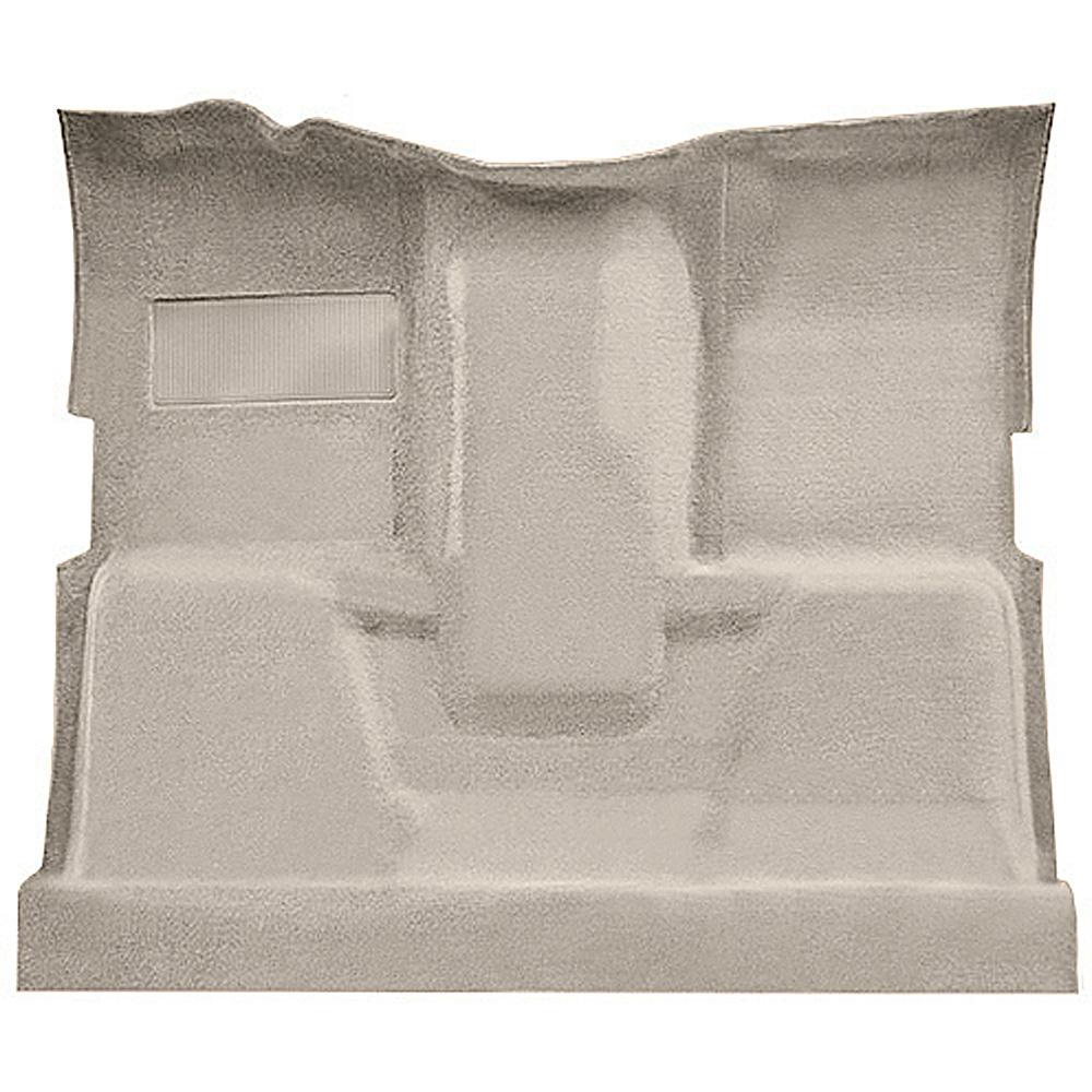 1974-80 Chevrolet, GMC Pickup Regular Cab Molded Carpet Set Cut Pile Standard Backing Column/Floor Shift TH400/4-Speed High Hump 2WD/4WD Pearl Gray