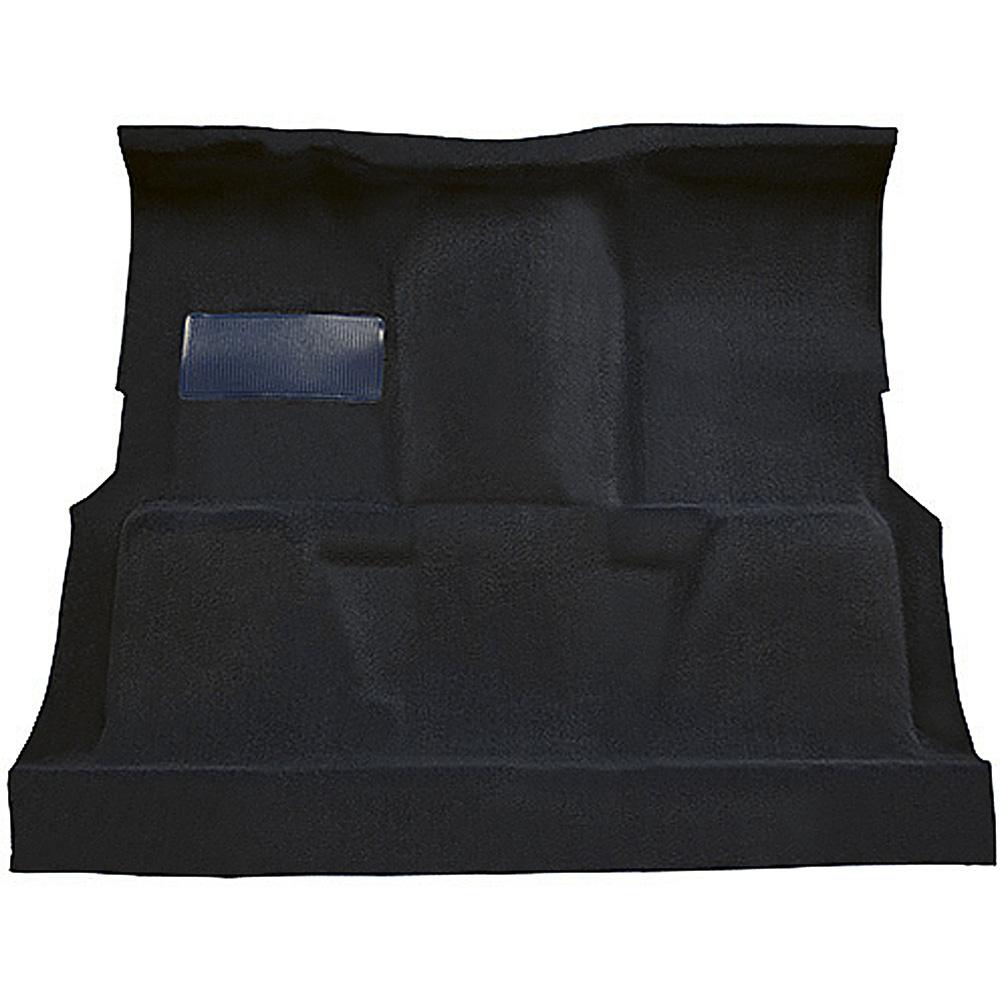 1974-80 Chevrolet, GMC Pickup Regular Cab Molded Carpet Set Cut Pile Standard Backing Floor Shift 4-Speed High Hump 2WD Charcoal