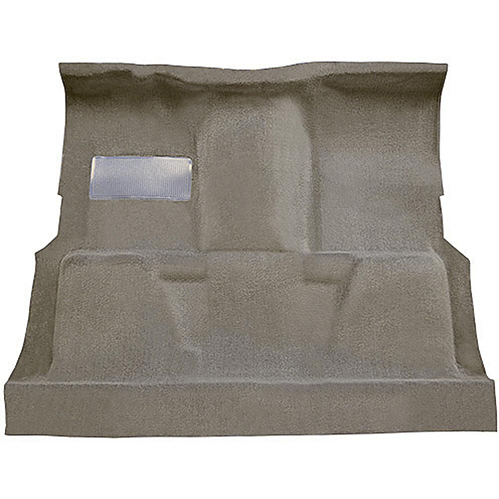1974-80 Chevrolet, GMC Pickup Regular Cab Molded Carpet Set Cut Pile Standard Backing Floor Shift 4-Speed High Hump 2WD Medium Doeskin