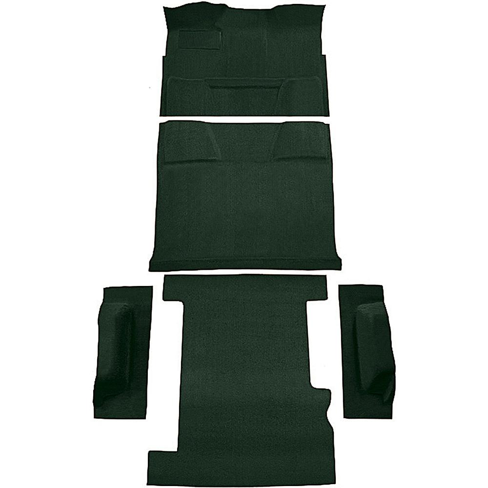 1973-74 Chevrolet/GMC Suburban 4WD Complete Molded Carpet Set Loop Dark Green