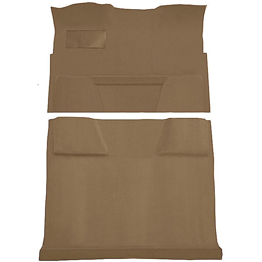 1974-80 Chevrolet, GMC Suburban 4-Door Molded Carpet Kit Cut Pile Standard Backing Column Shift Automatic 2WD Dark Gray