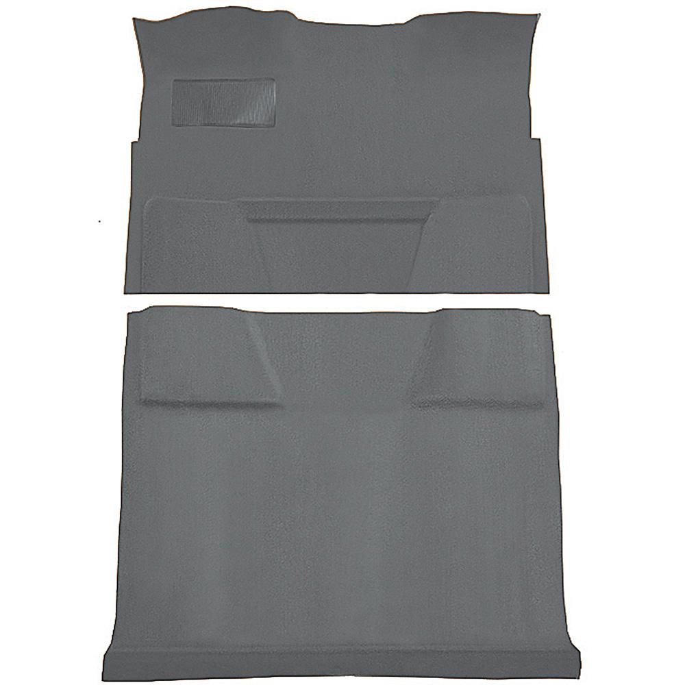 1974-80 Chevrolet, GMC Suburban 4-Door Molded Carpet Kit Cut Pile Standard Backing Column Shift Automatic 2WD Dark Gray