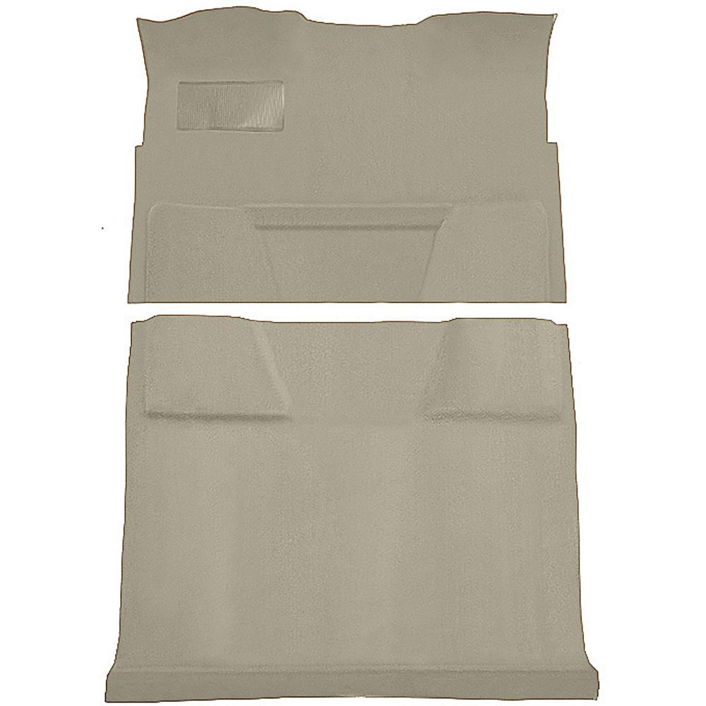 1974-80 Chevrolet, GMC Suburban 4-Door Molded Carpet Kit Cut Pile Standard Backing Column Shift Automatic 2WD Silver