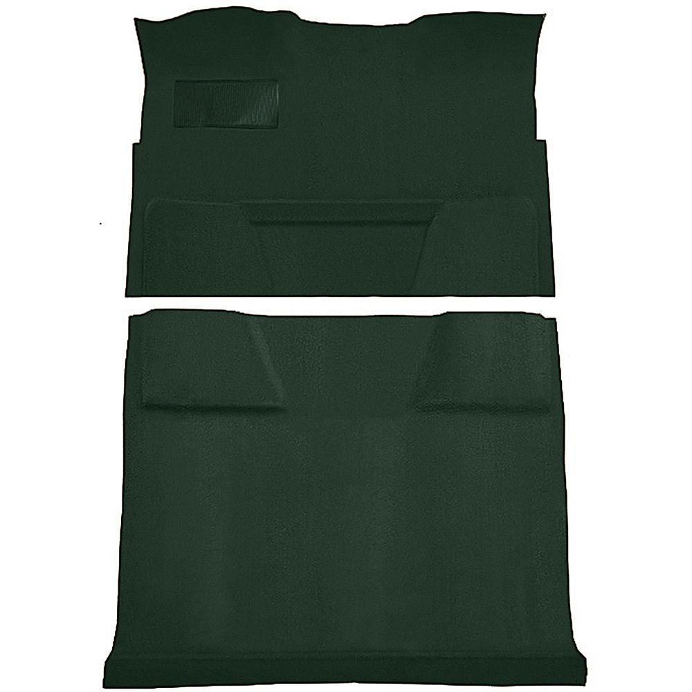1973-74 Chevrolet/GMC Suburban 2WD/Auto Passenger Area Molded Carpet Set Loop Dark Green