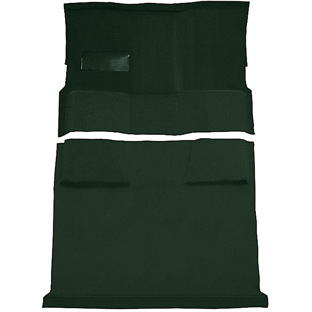 1973-74 Chevrolet/GMC Suburban 4WD Passenger Area Molded Carpet Set Loop Dark Green
