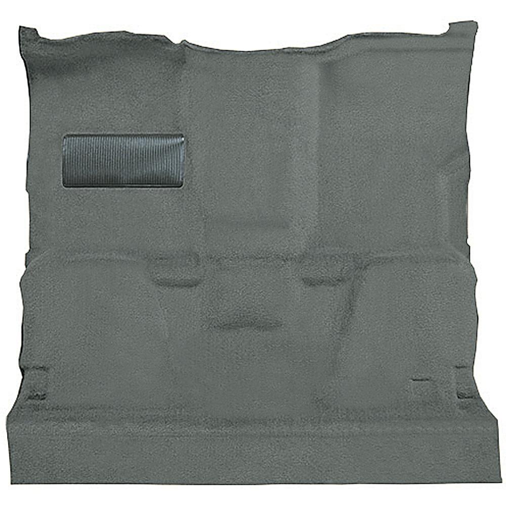 1981-87 Chevrolet, GMC Pickup Regular Cab Molded Carpet Set Cut Pile Standard Backing Column Shift Auto/Manual 2WD Dove Gray