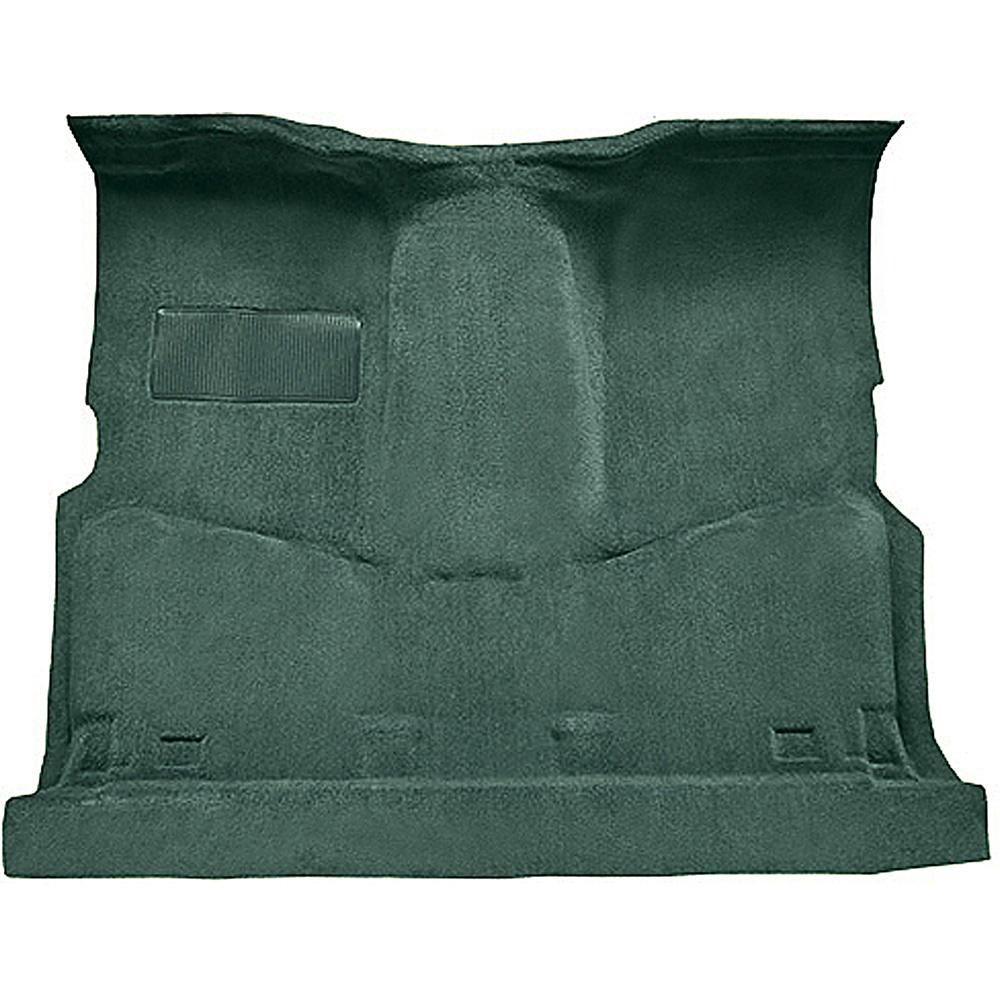 1981-87 Chevrolet, GMC Pickup Regular Cab Molded Carpet Set Cut Pile Standard Backing Floor Shift 4WD All, 2WD 4-Speed Light Jade Green