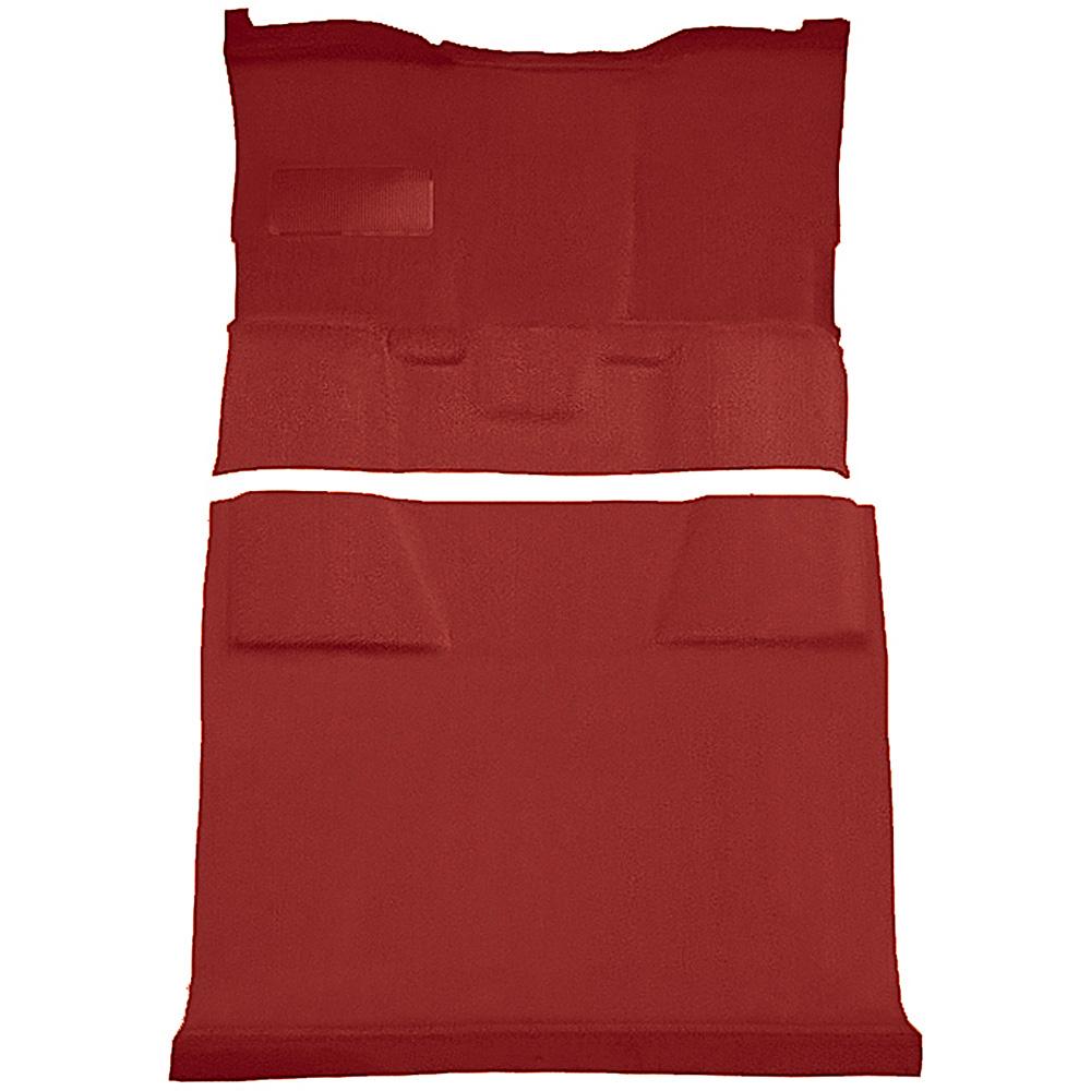 1981-91 Chevrolet, GMC Suburban 4-Door Molded Passenger Area Carpet Kit Cut Pile Standard Backing Column Shift Automatic Low Hump 2WD Oxblood