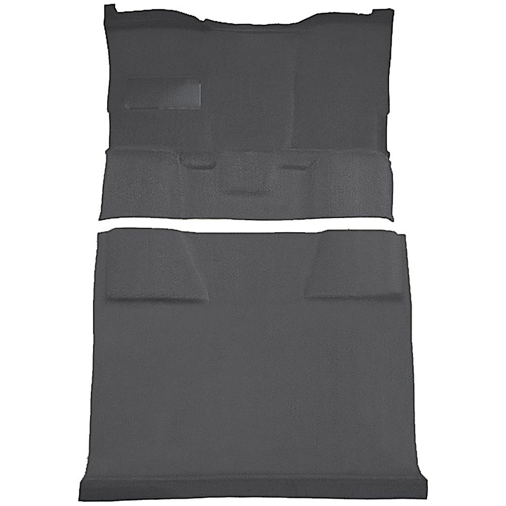 1981-91 Chevrolet, GMC Suburban 4-Door Molded Passenger Area Carpet Kit Cut Pile Standard Backing Column Shift Automatic Low Hump 2WD Graphite
