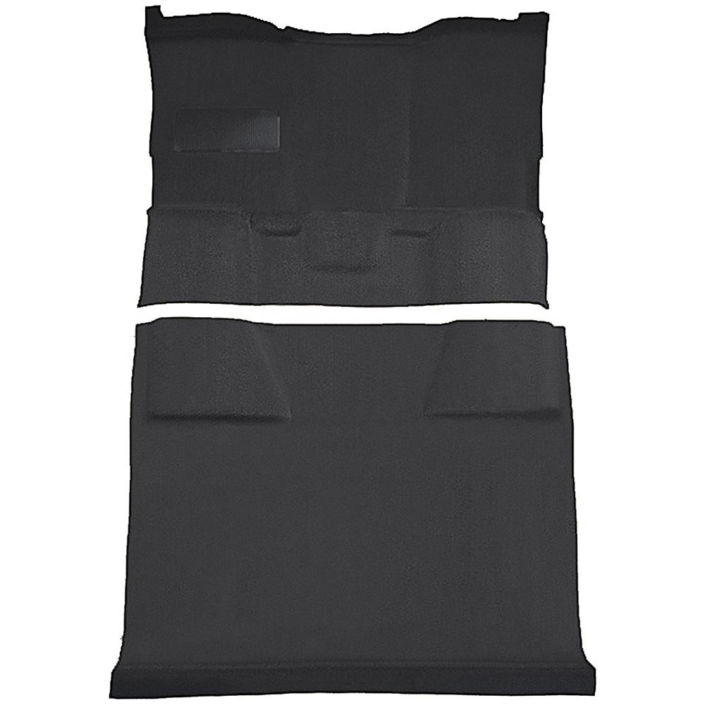1981-91 Chevrolet, GMC Suburban 4-Door Molded Passenger Area Carpet Kit Cut Pile Standard Backing Column Shift Automatic Low Hump 2WD Charcoal