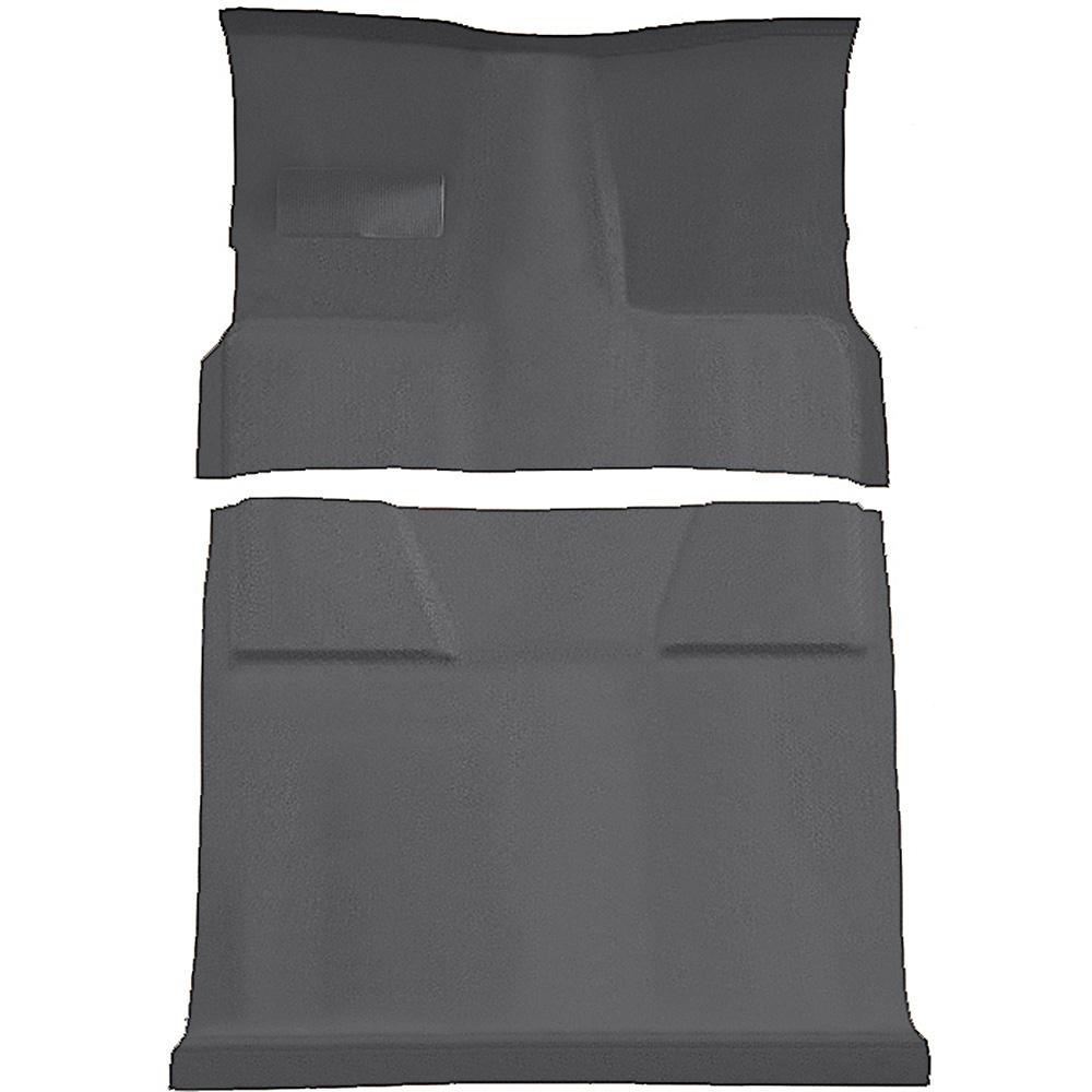 1981-91 Chevrolet, GMC Suburban 4-Door Molded Passenger Area Carpet Set Cut Pile Standard Backing Floor Shift 4-Speed 2WD Graphite