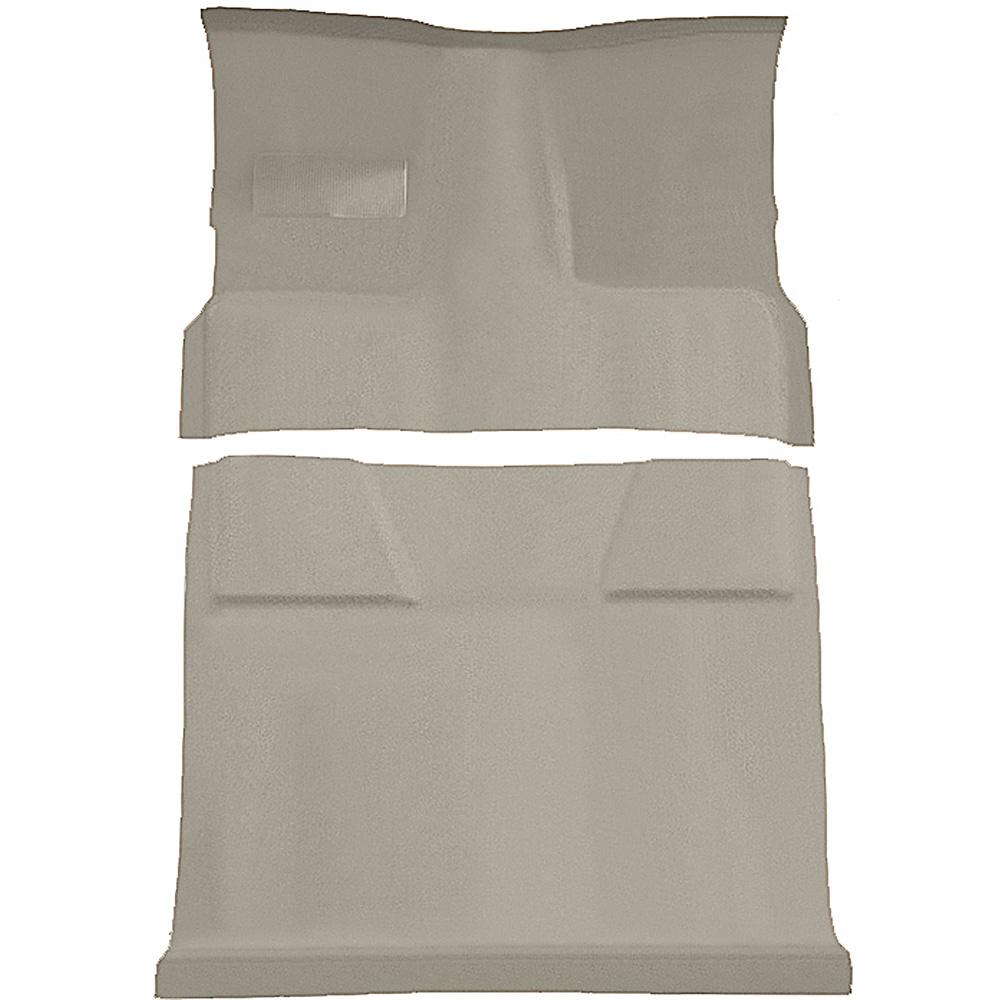 1981-91 Chevrolet, GMC Suburban 4-Door Molded Passenger Area Carpet Set Cut Pile Standard Backing Floor Shift 4-Speed 2WD Medium Doeskin