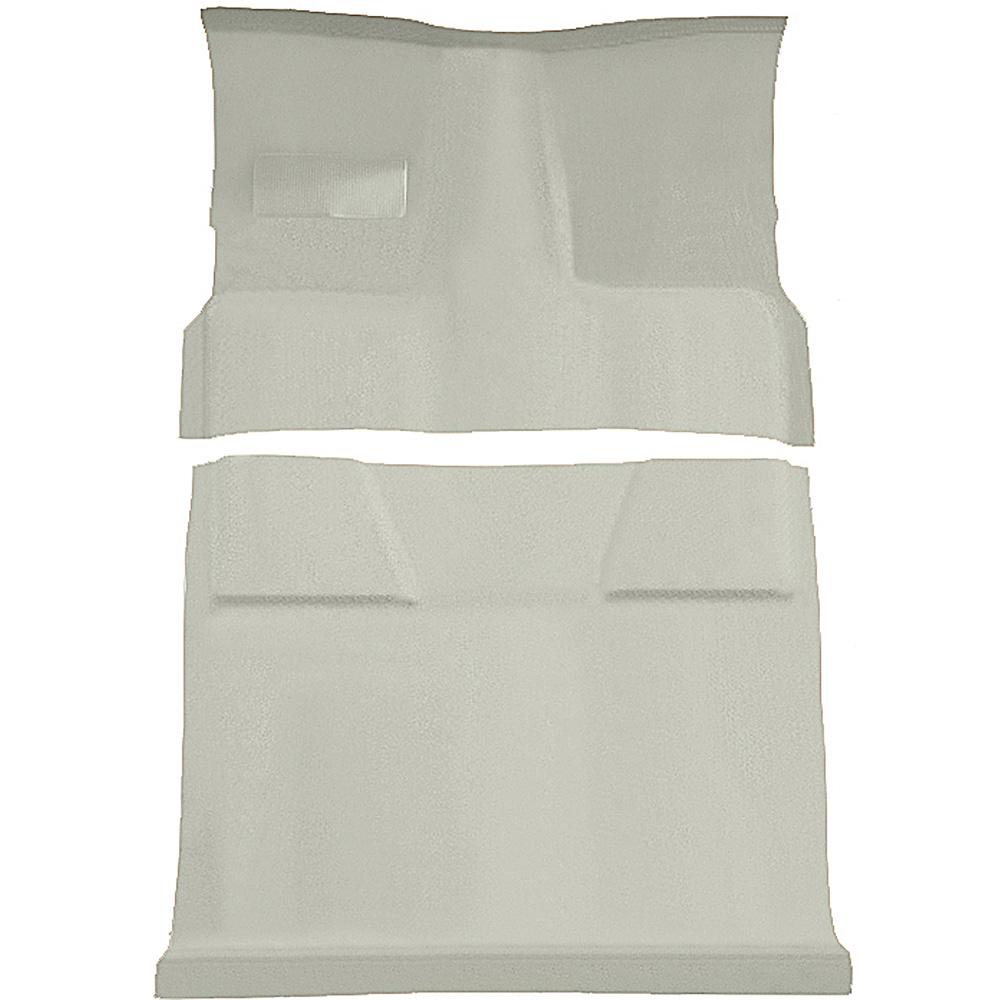1981-91 Chevrolet, GMC Suburban 4-Door Molded Passenger Area Carpet Set Cut Pile Standard Backing Floor Shift 4-Speed 2WD Almond