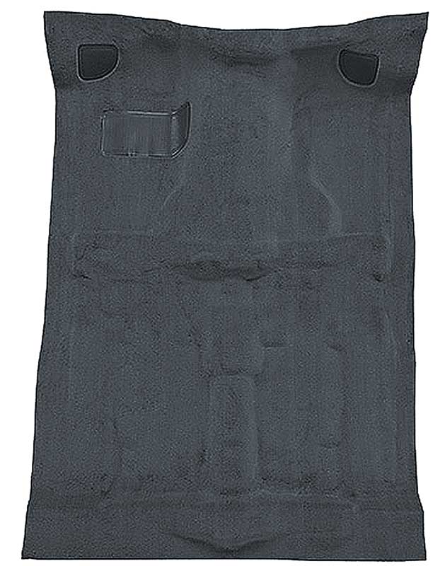 1983-94 S10 Blazer/S15 Jimmy 2-Door Carpet Set Passenger Area Molded Standard Backing Cutpile Blue