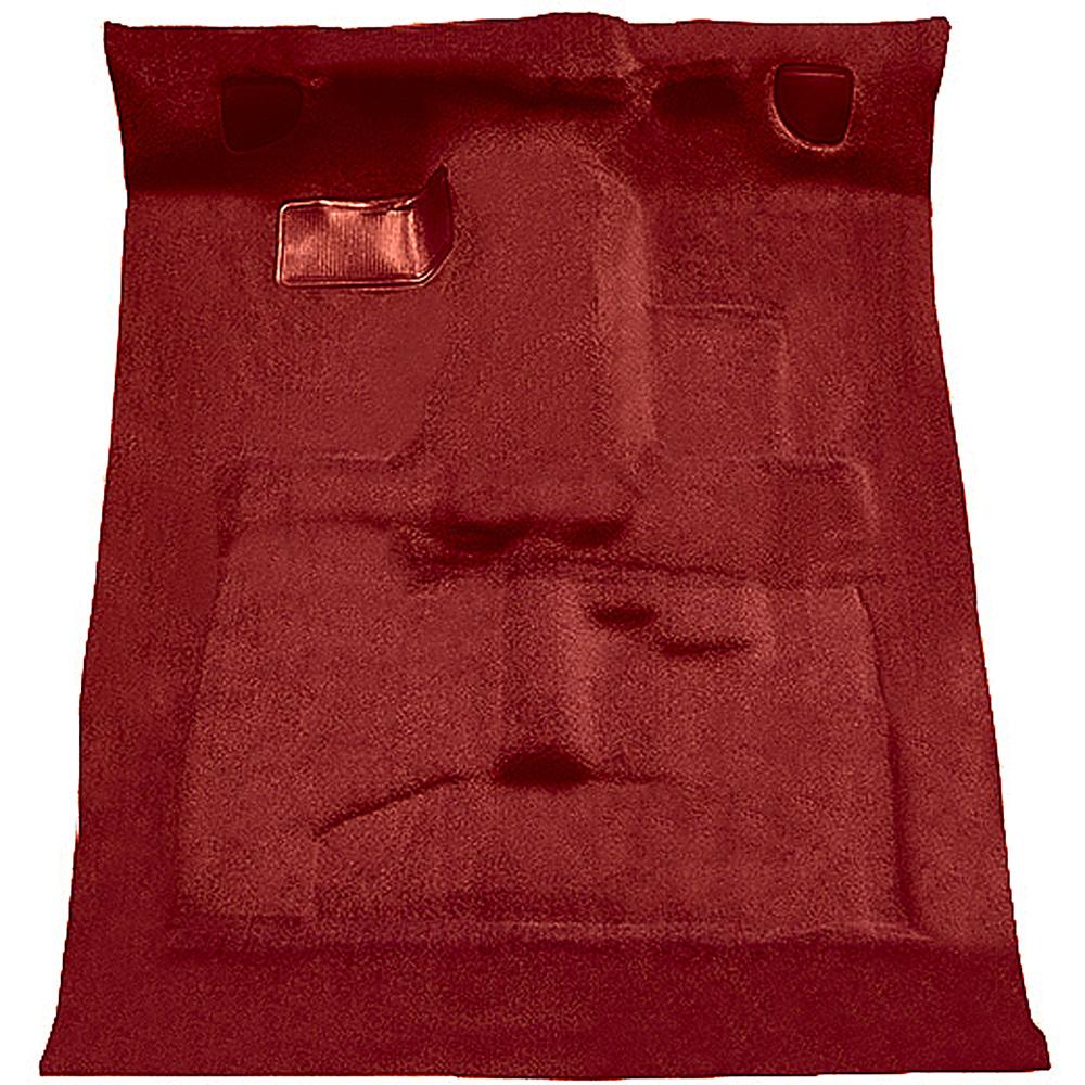1982-93 S10/S15 Sonoma Extra Cab 2WD Carpet Set Complete Molded Standard Backing Cutpile Oxblood