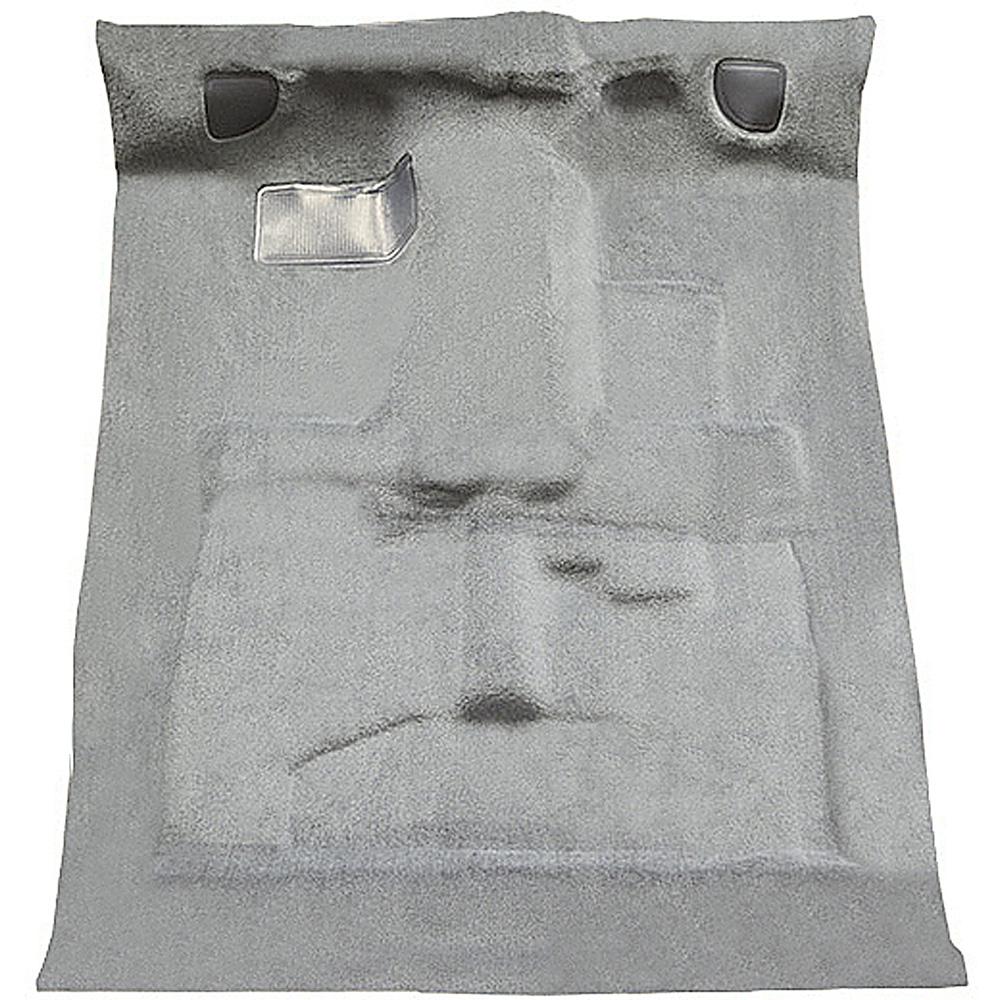 1982-93 S10/S15 Sonoma Extra Cab 2WD Carpet Set Complete Molded Standard Backing Cutpile Silver