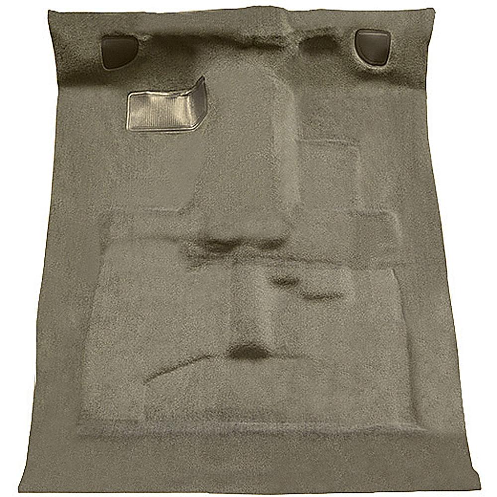 1982-93 S10/S15 Sonoma Extra Cab 2WD Carpet Set Complete Molded Standard Backing Cutpile Medium Beige