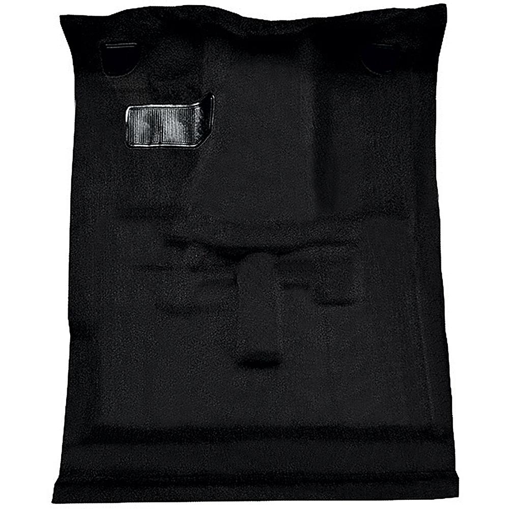 1982-93 S10/S15/Sonoma Extra Cab 4WD Carpet Set Complete Molded Standard Backing Cutpile Black