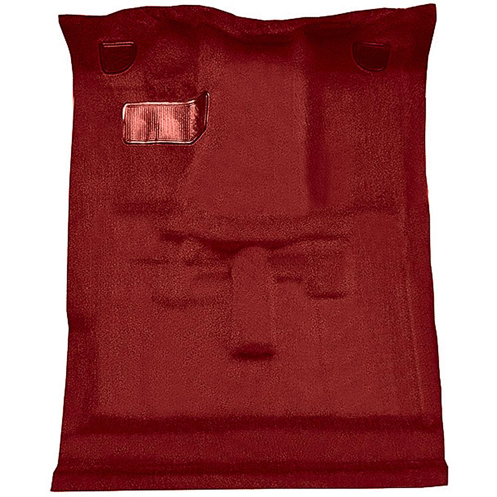 1982-93 S10/S15/Sonoma Extra Cab 4WD Carpet Set Complete Molded Standard Backing Cutpile Oxblood