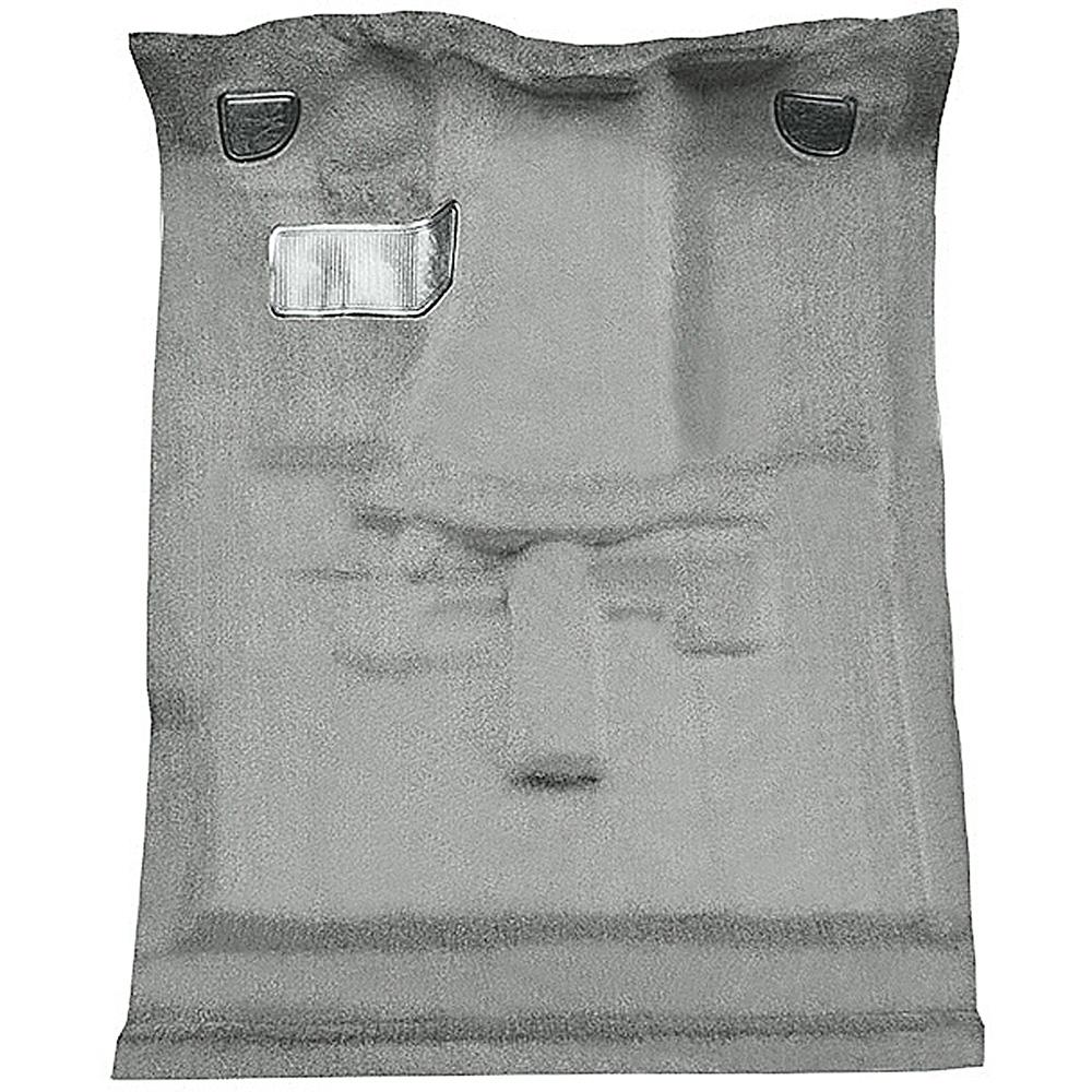 1982-93 S10/S15/Sonoma Extra Cab 4WD Carpet Set Complete Molded Standard Backing Cutpile Silver
