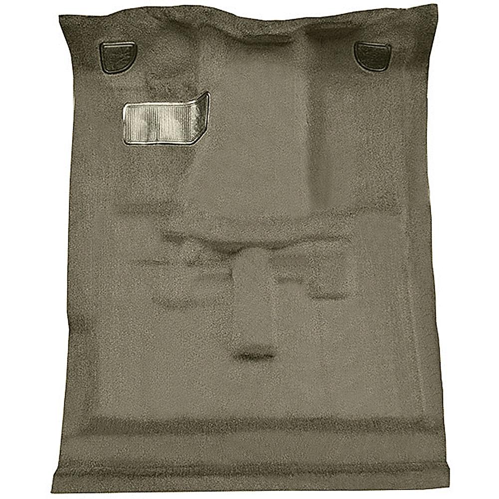 1982-93 S10/S15/Sonoma Extra Cab 4WD Carpet Set Complete Molded Standard Backing Cutpile Medium Beige
