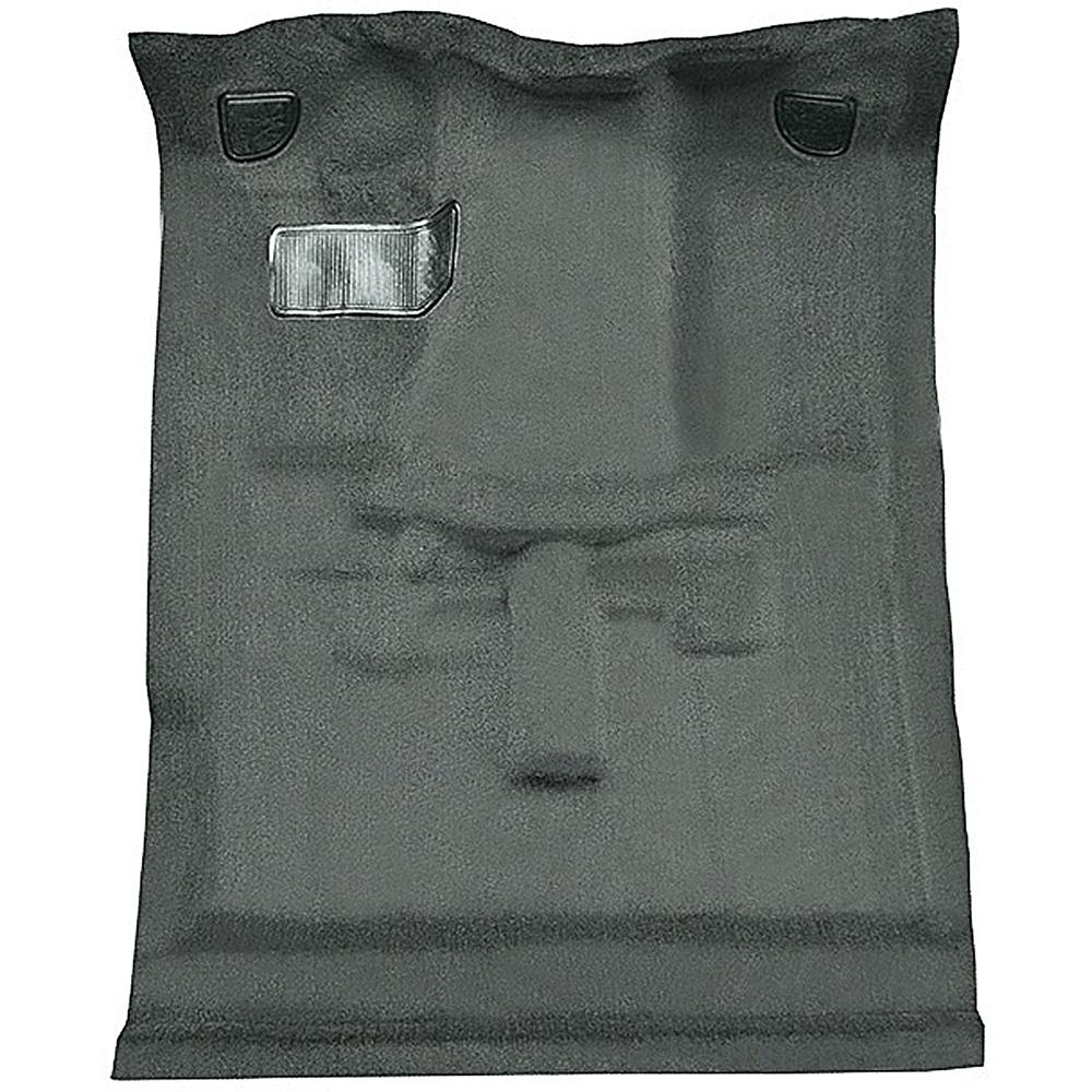 1982-93 S10/S15/Sonoma Extra Cab 4WD Carpet Set Complete Molded Standard Backing Cutpile Dove Gray