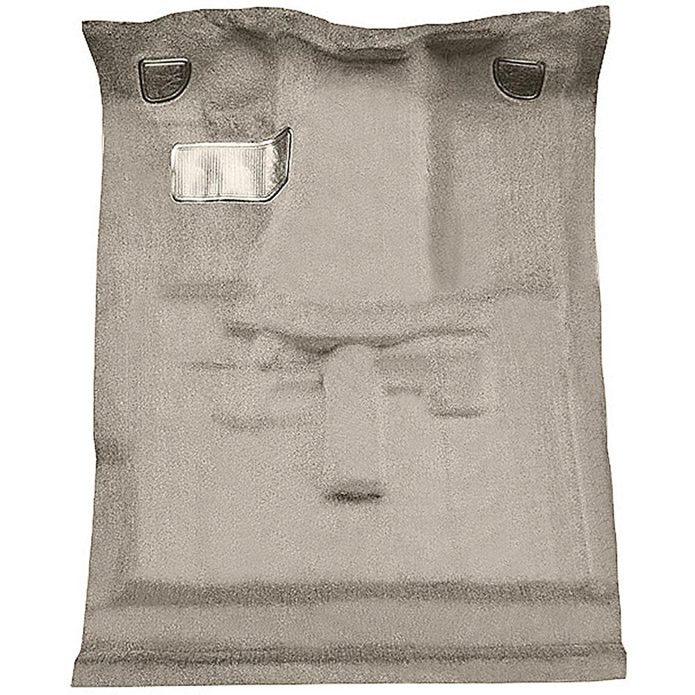 1982-93 S10/S15/Sonoma Extra Cab 4WD Carpet Set Complete Molded Standard Backing Cutpile Silver