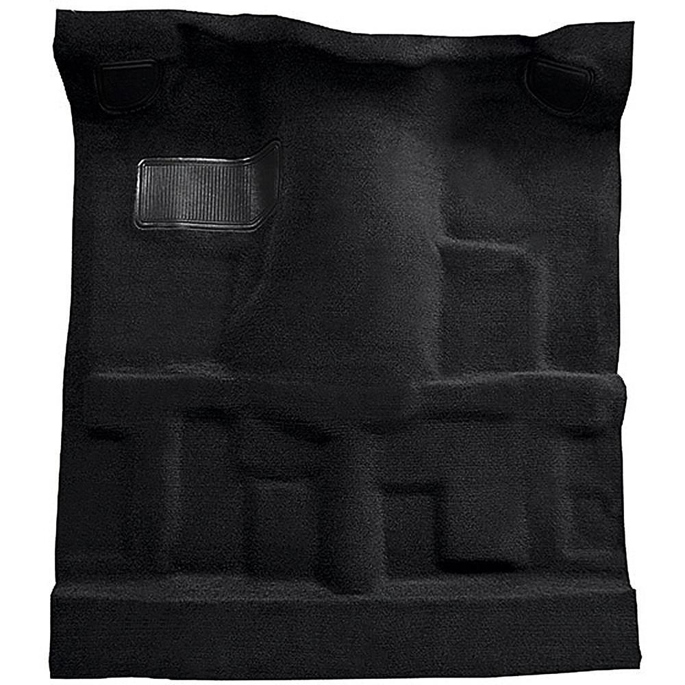 1982-93 S10/S15/Sonoma Regular Cab 2WD Carpet Set Complete Molded Standard Backing Cutpile Black