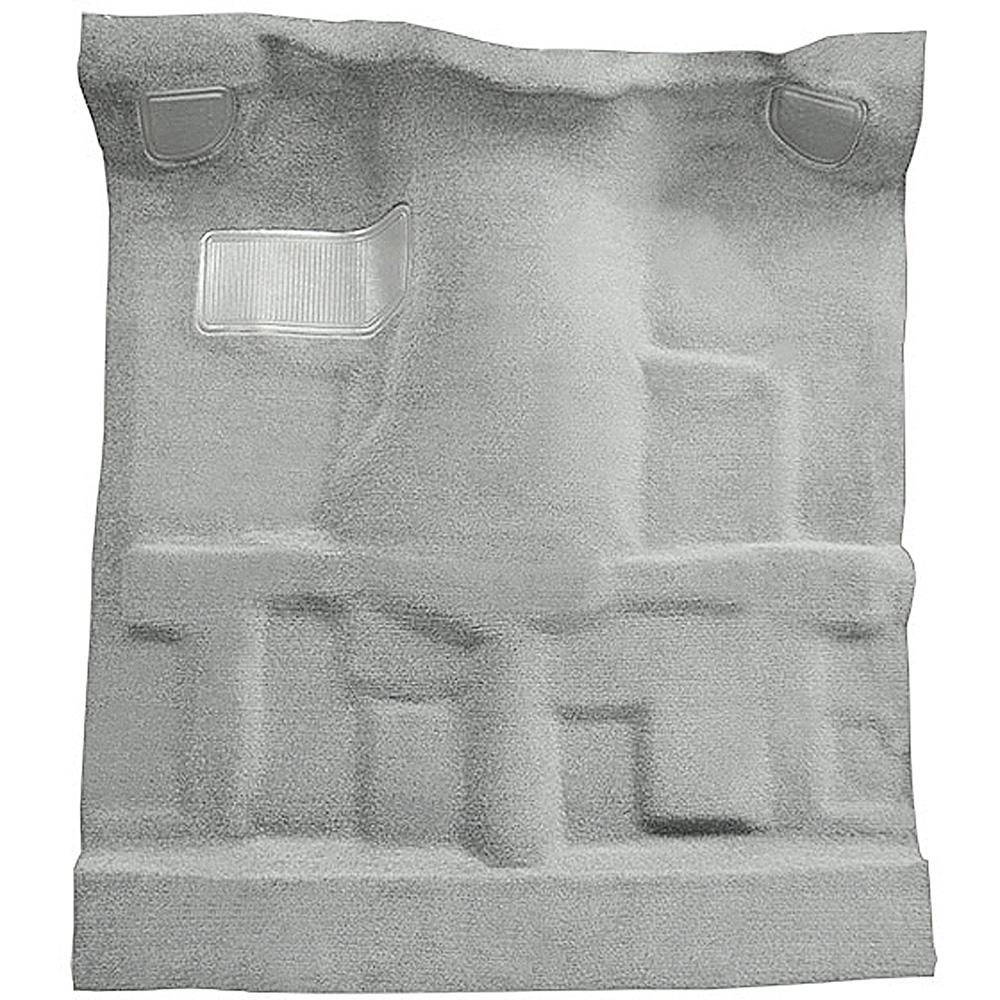 1982-93 S10/S15/Sonoma Regular Cab 4WD Carpet Set Complete Molded Standard Backing Cutpile Silver