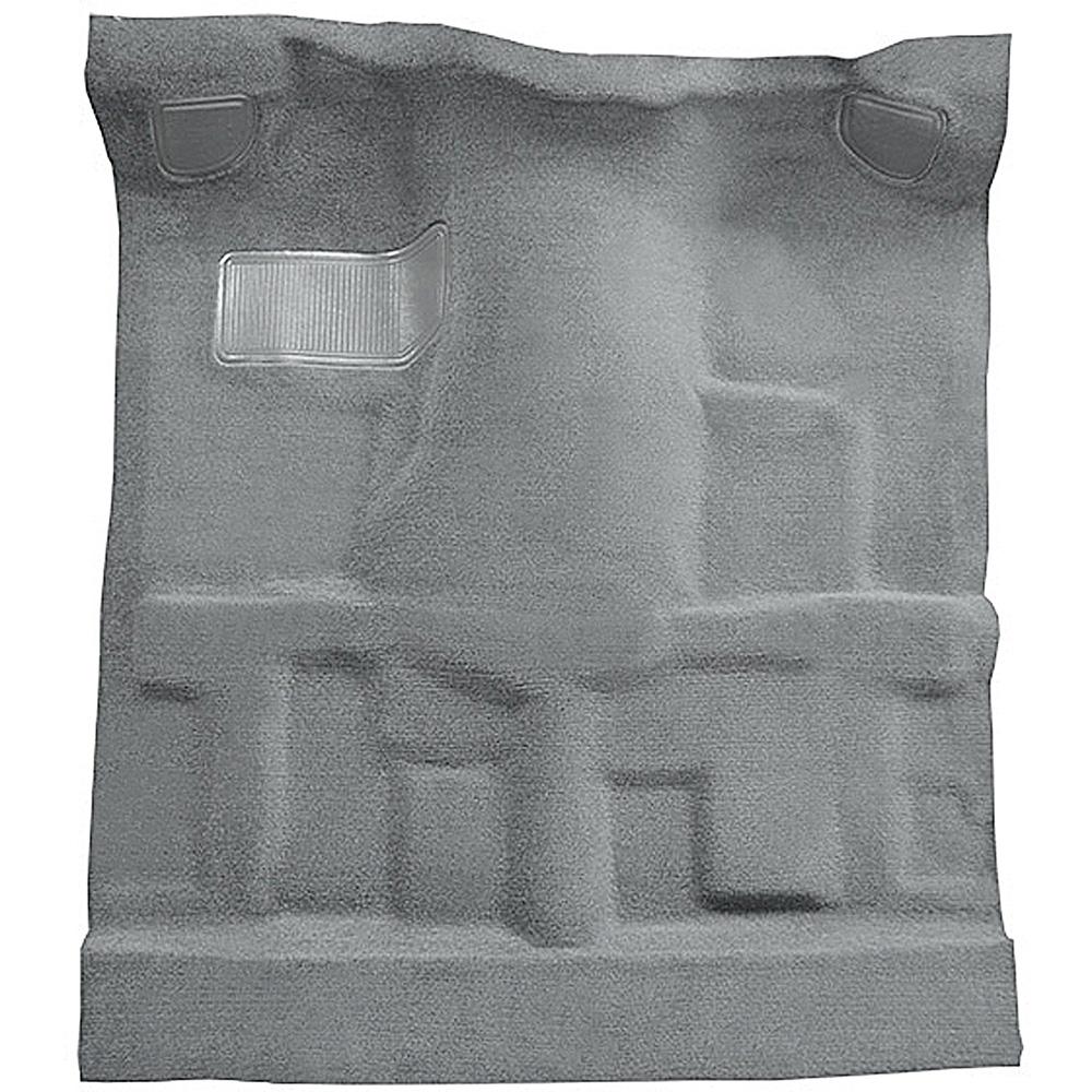 1982-93 S10/S15/Sonoma Regular Cab 4WD Carpet Set Complete Molded Standard Backing Cutpile Medium Gray